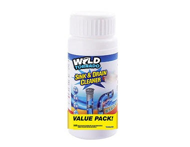 Wild Tornado Quick Foaming Drain Cleaner – High-Efficiency Sink & Toilet Clog Remover.
