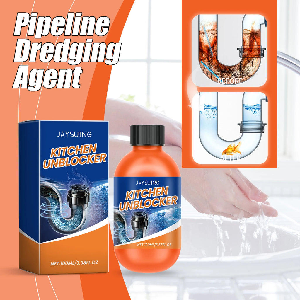 Powerful Pipeline Dredging Agent – Instantly Unclogs Drains & Removes Odors.