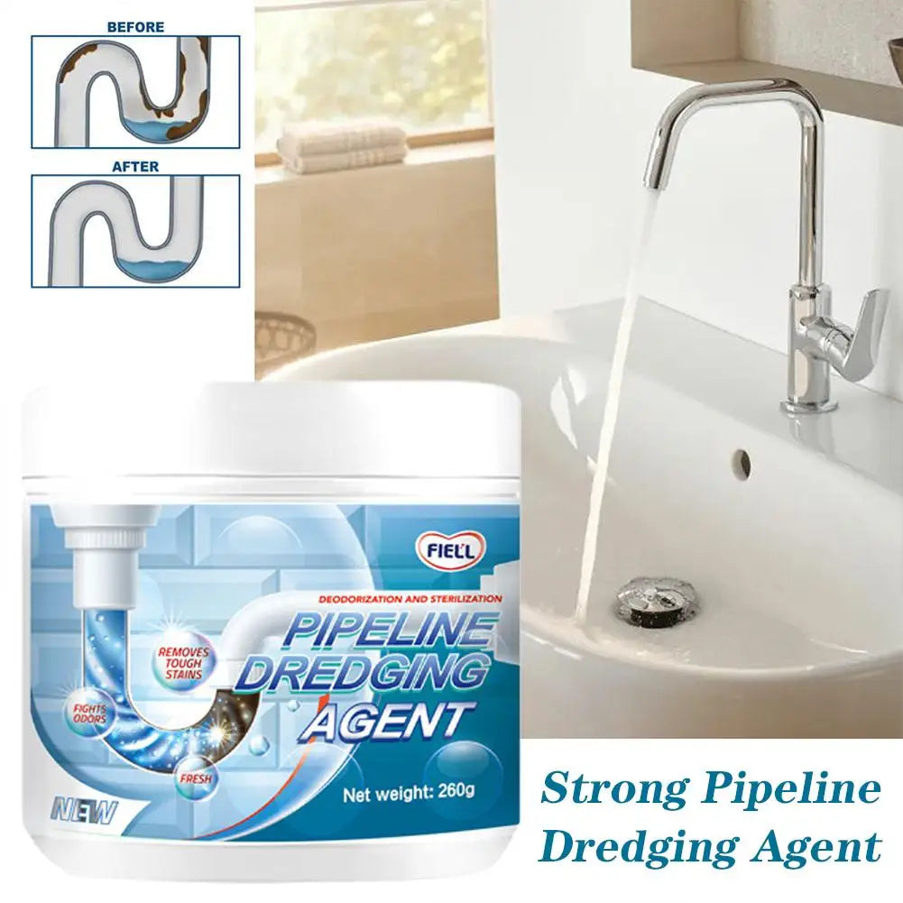 260g Pipe Dredging Agent – Fast-Acting Kitchen & Toilet Drain Cleaner.
