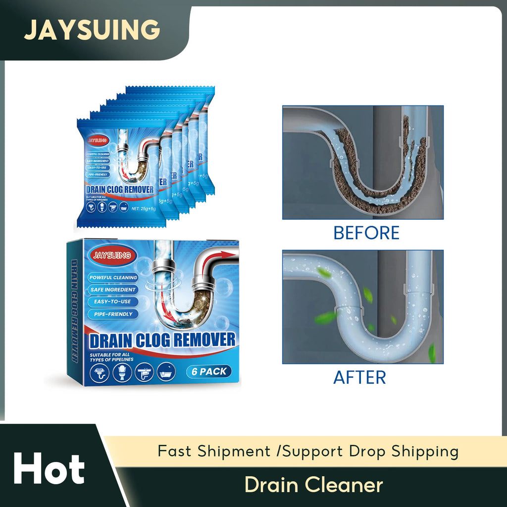 Powerful Pipe Dredging Agent – Fast-Acting Drain Cleaner for Sink & Toilet Clogs.
